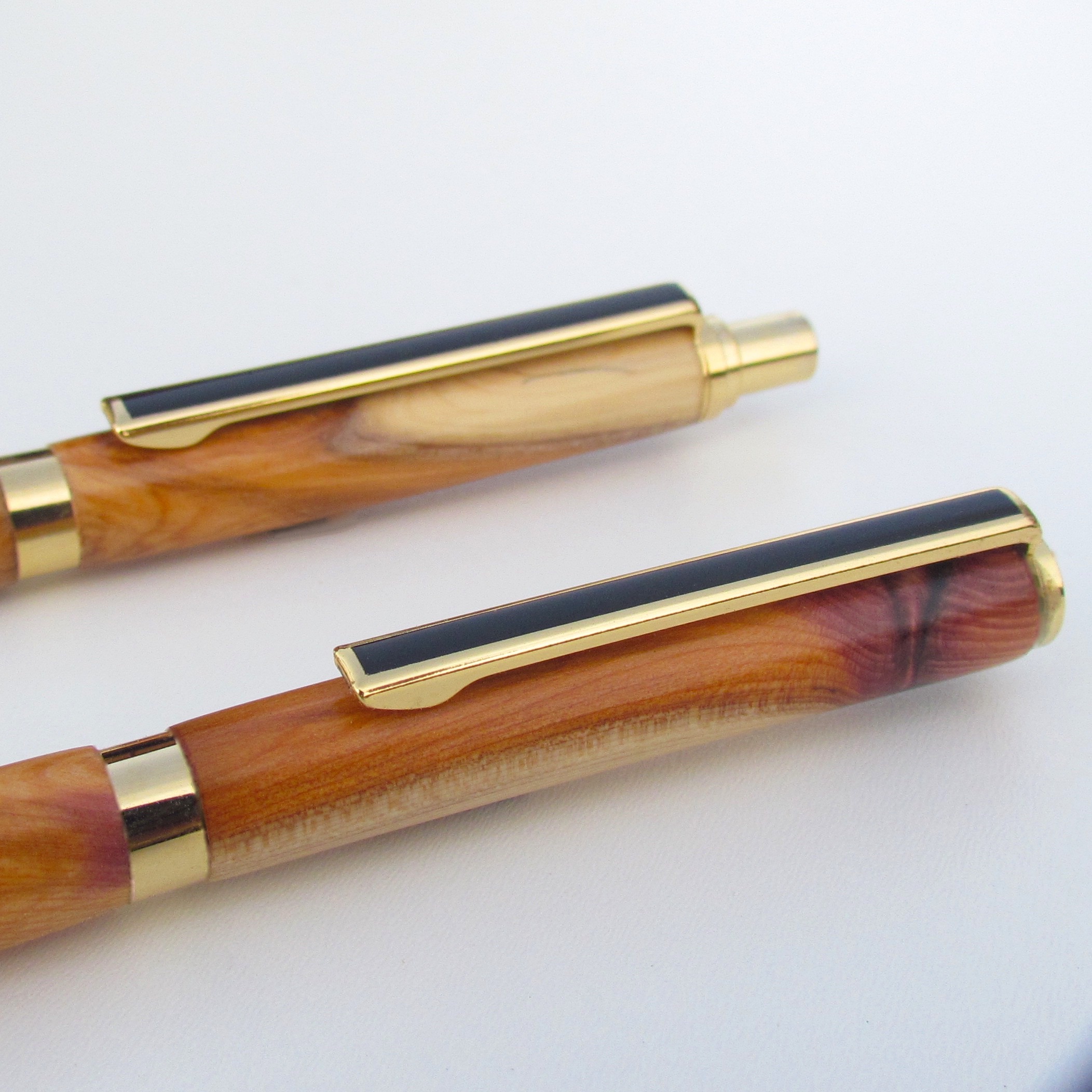 wooden pen with 24 carat gold plate will make a lovely personalised wooden gift idea for him or her