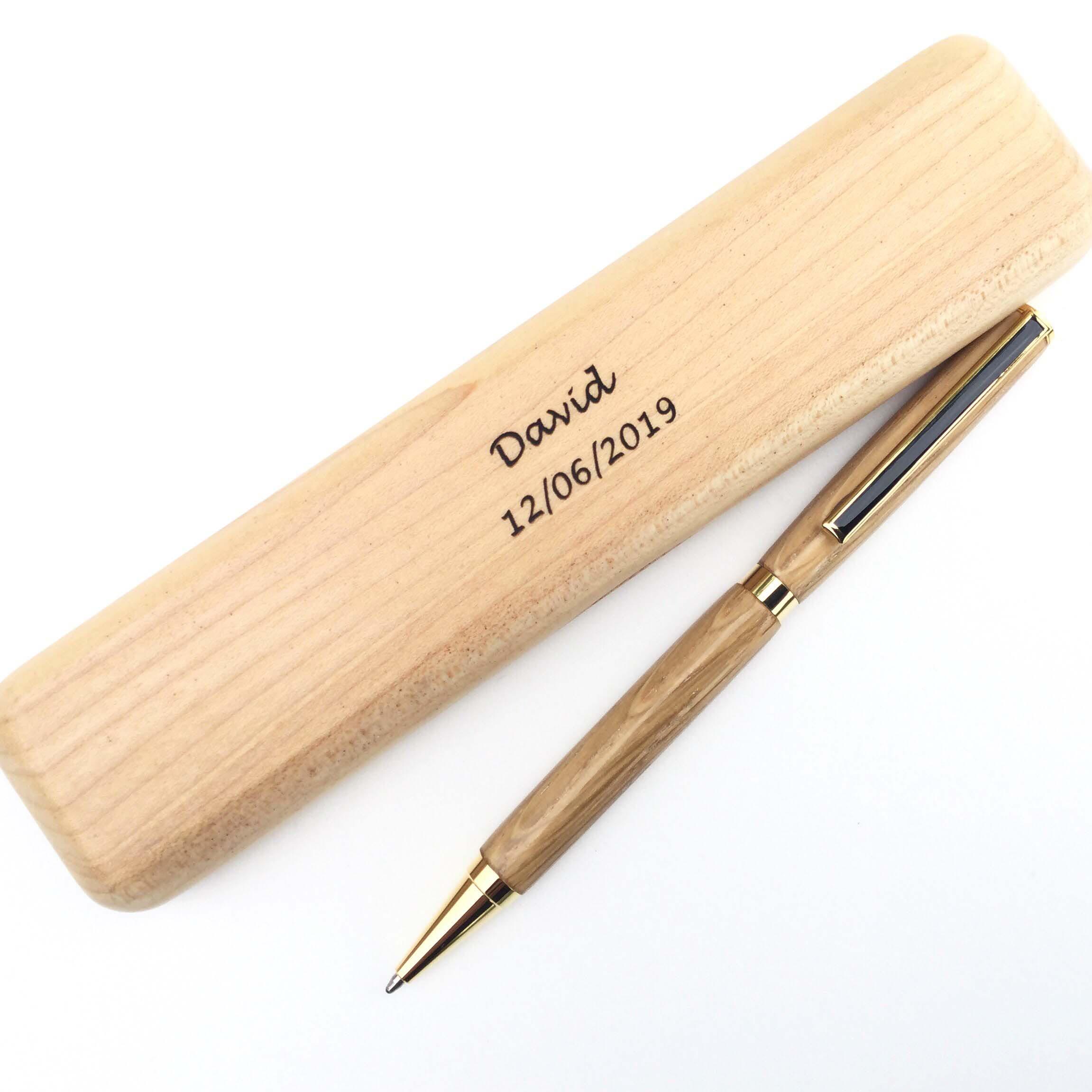 wooden pen made from Scottish Oak