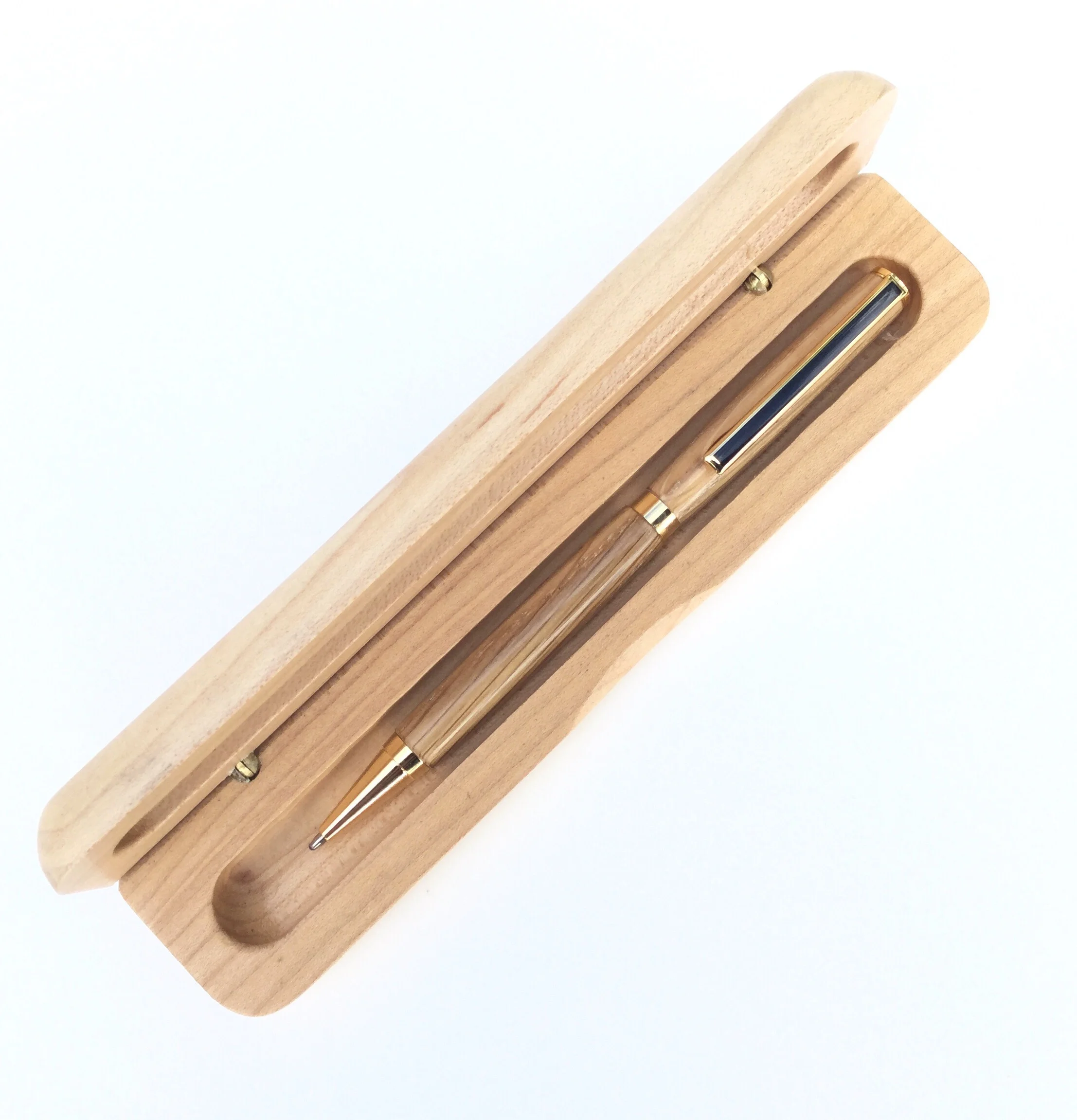 Scottish wooden pens made from locally grown trees