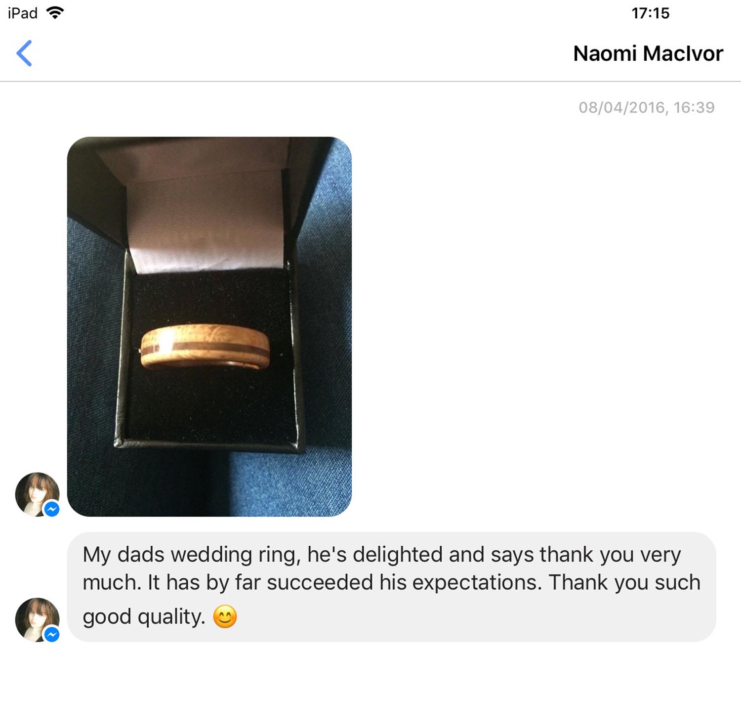 Dad's wooden ring review