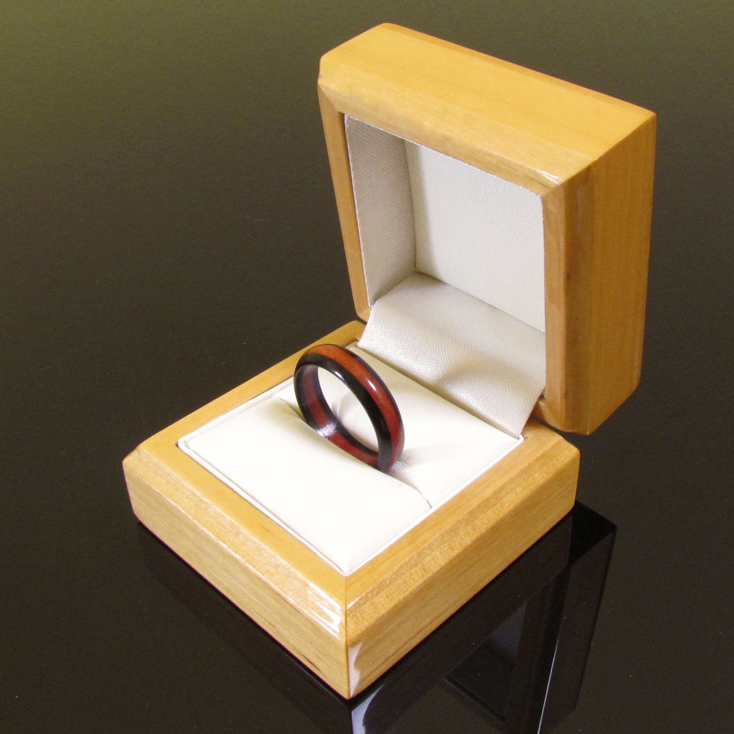 wooden wedding ring boxes