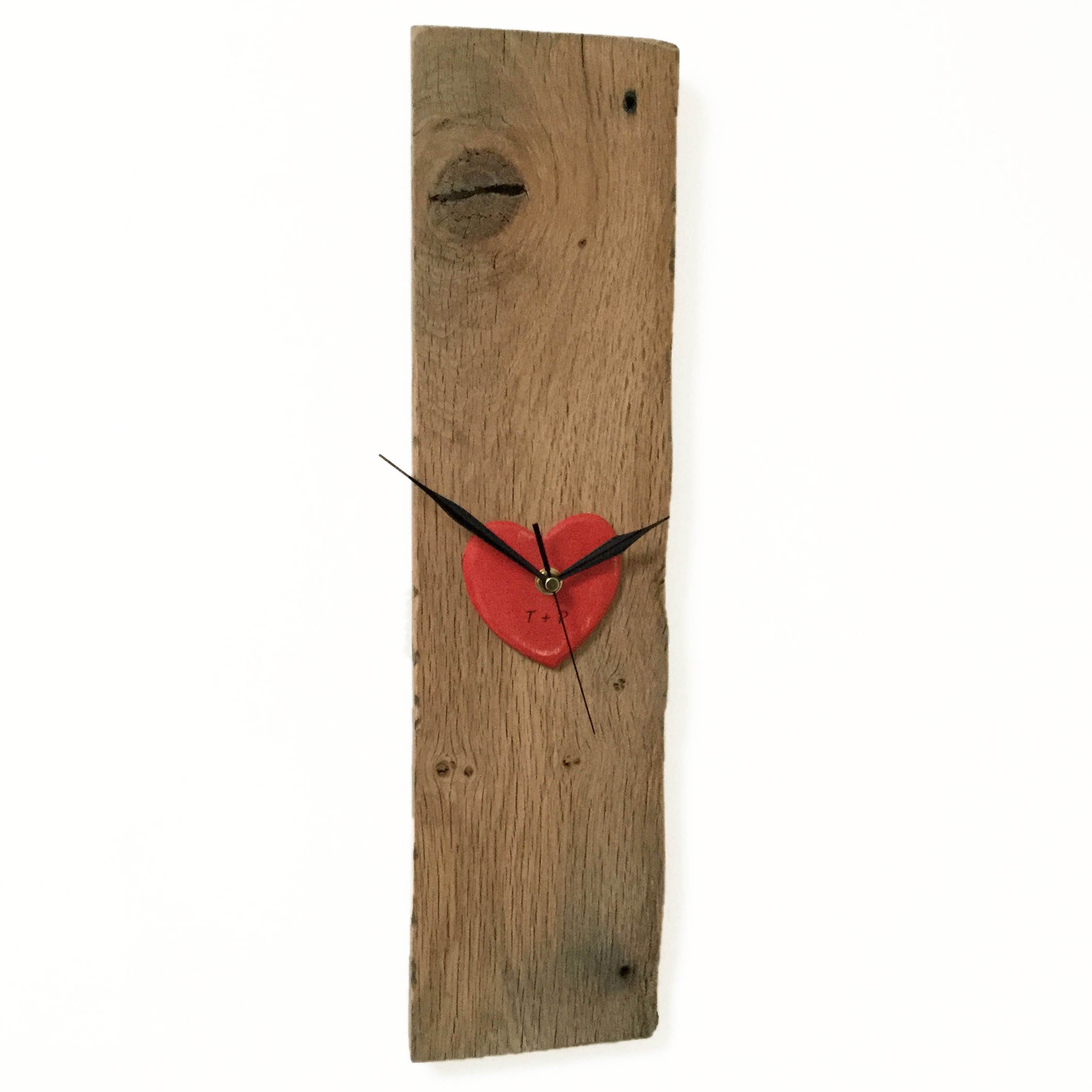 Rustic Oak Wall Clock