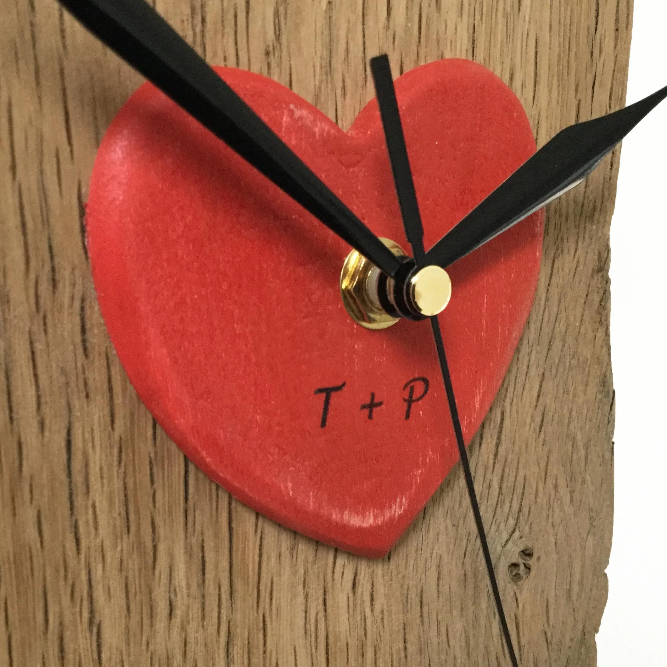 personalised wooden wall clock