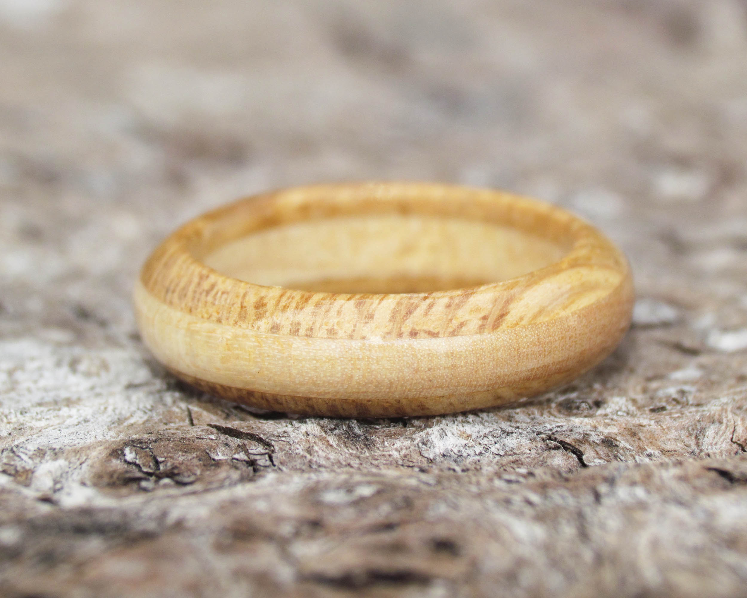 Oak and Maple wooden ring