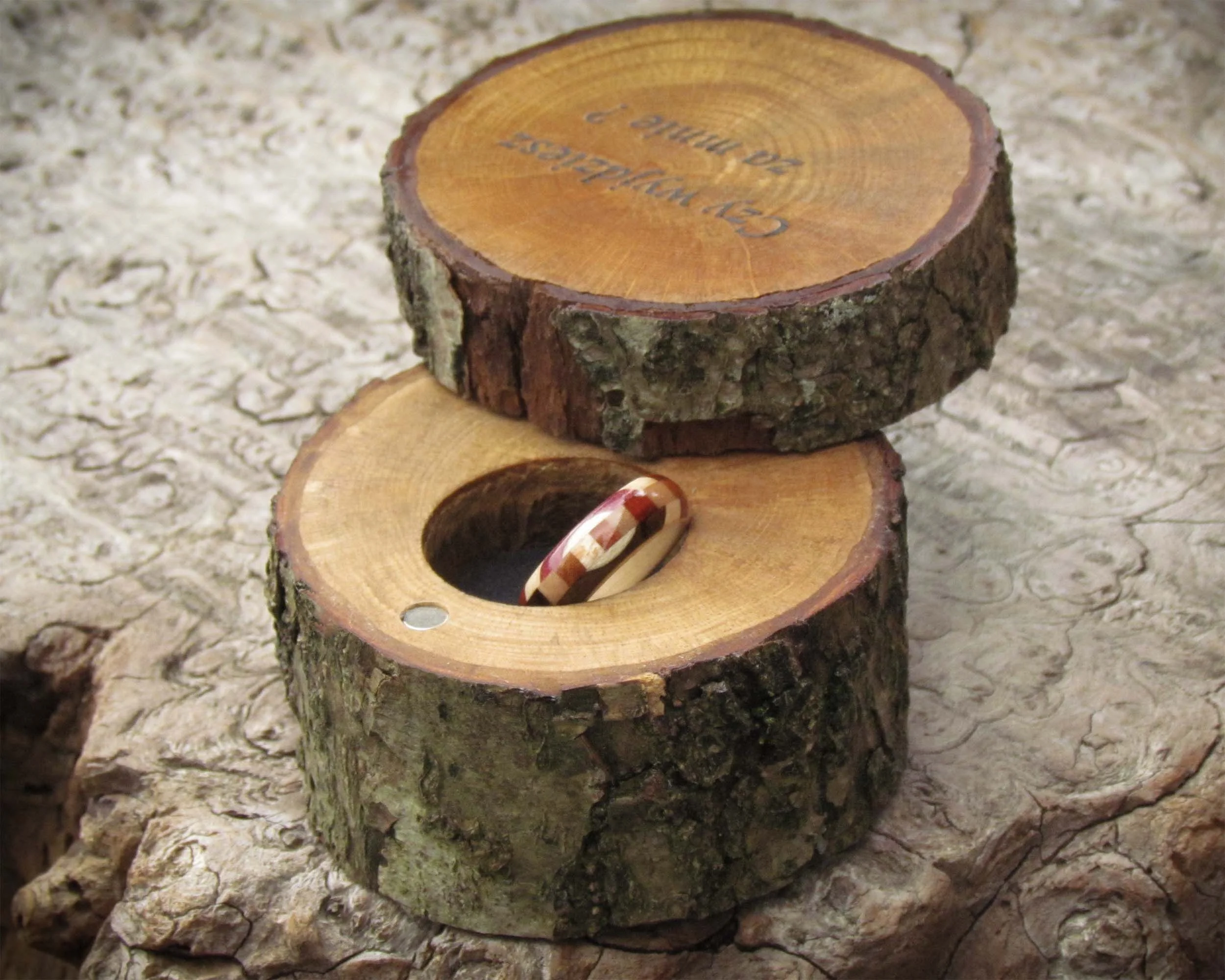 wooden ring boxes