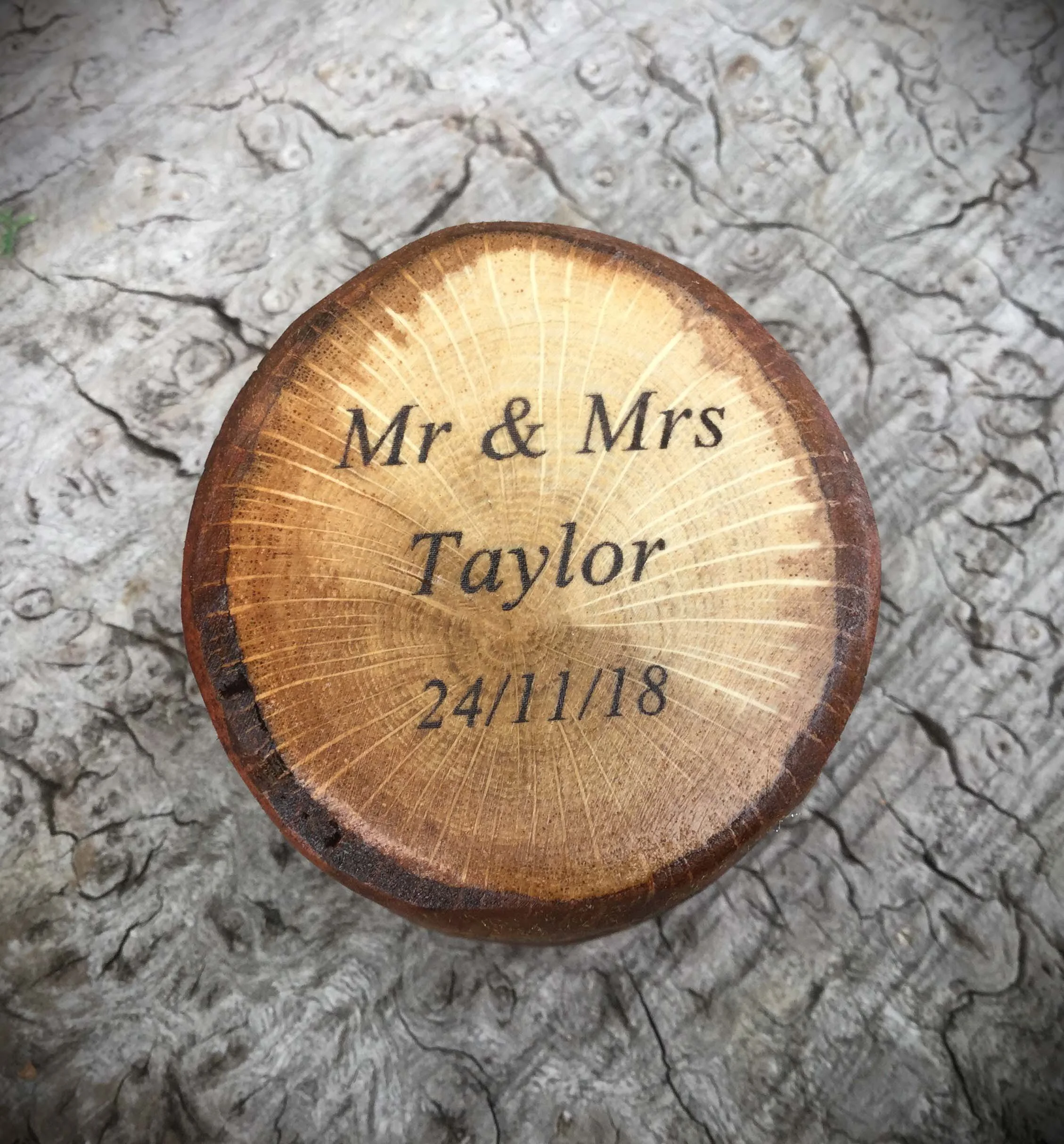 personalised Ring Box