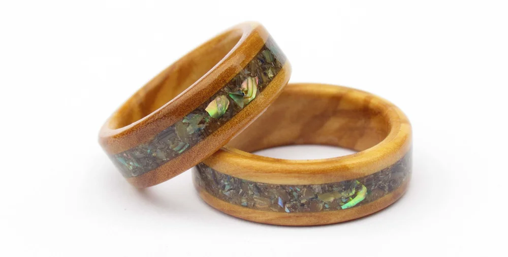 Custom Wooden Wedding Rings — The Wood Hut - Beautifully Handcrafted ...