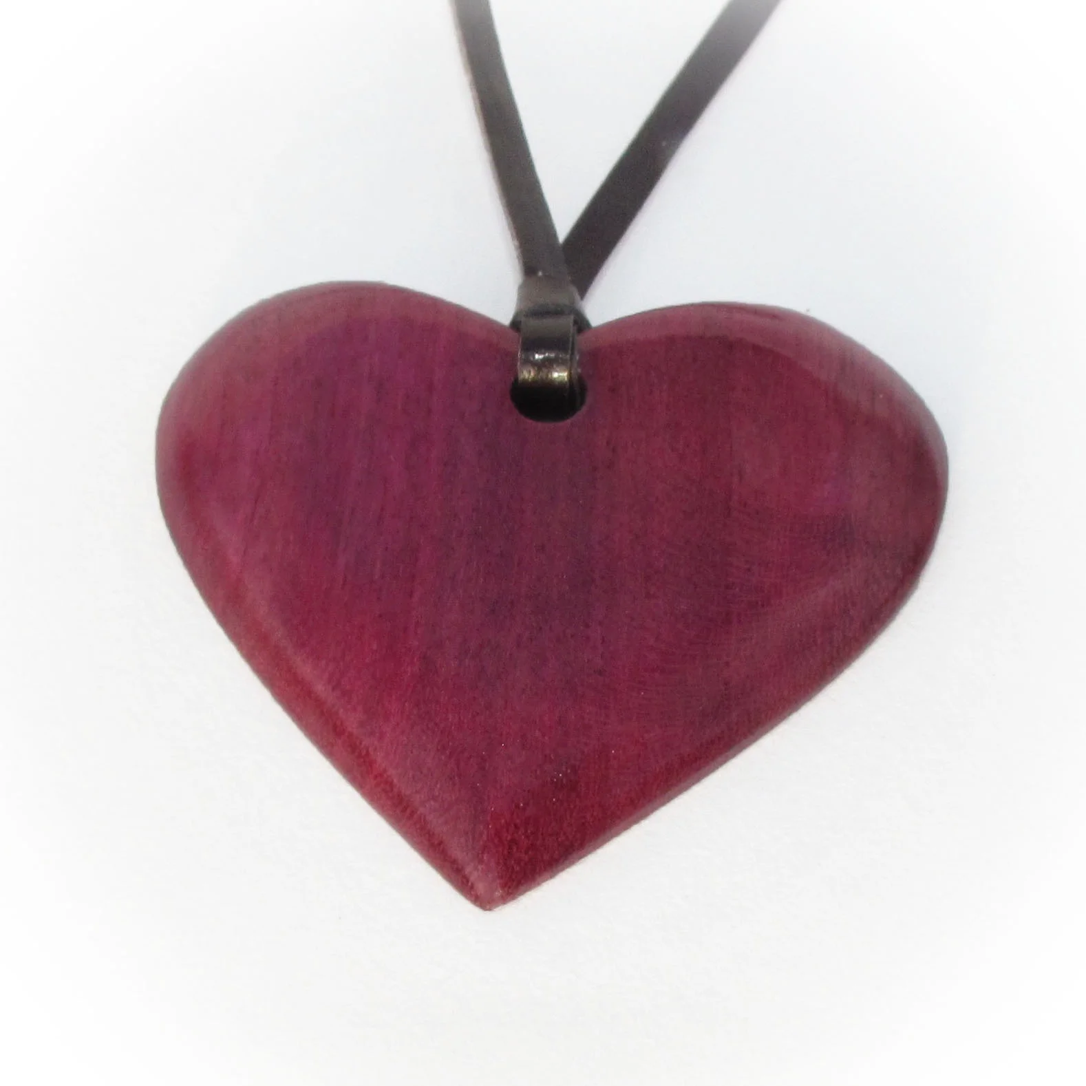 Purpleheart wooden pendant