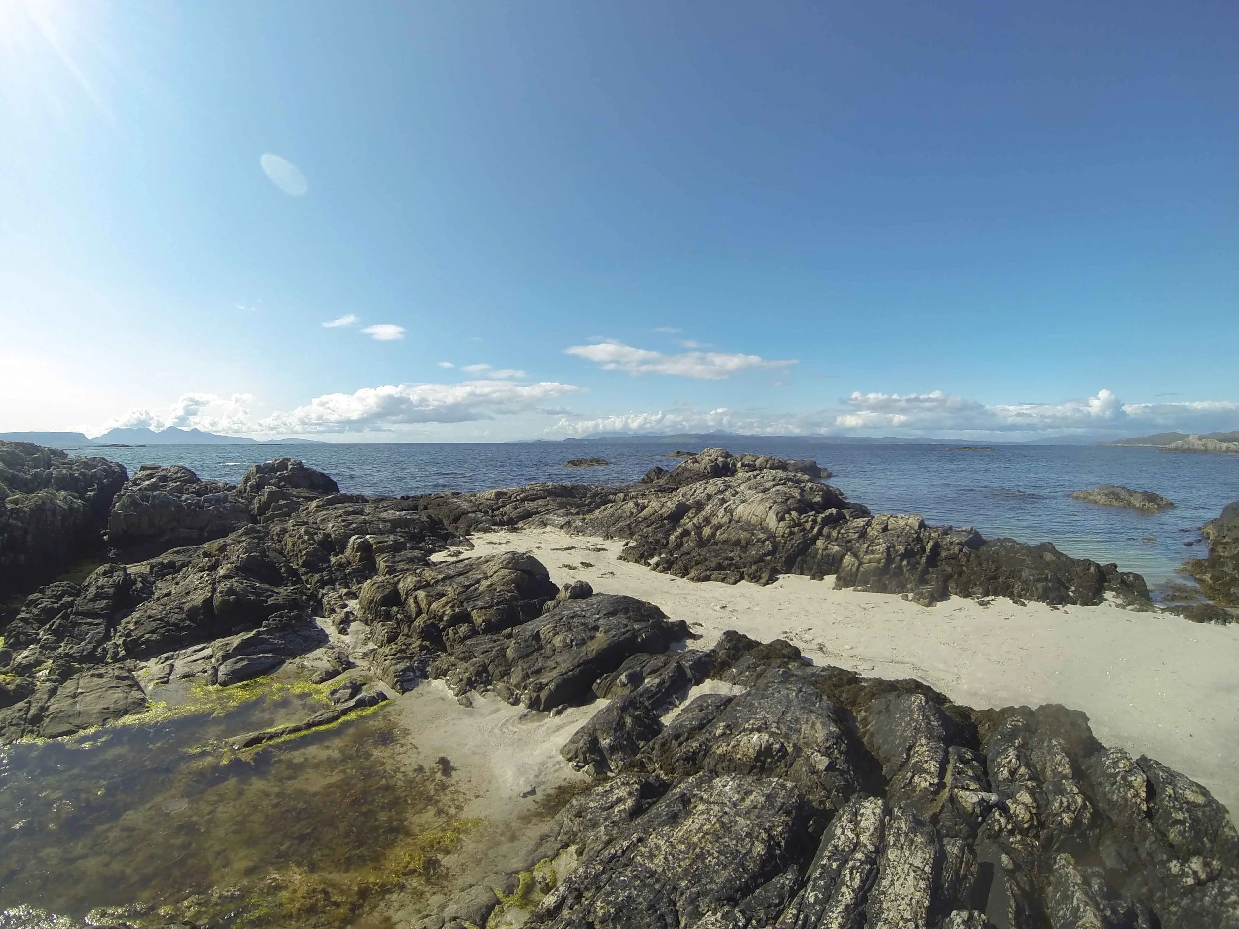 wooden jewellery made from materials collected on the west coast of Scotland