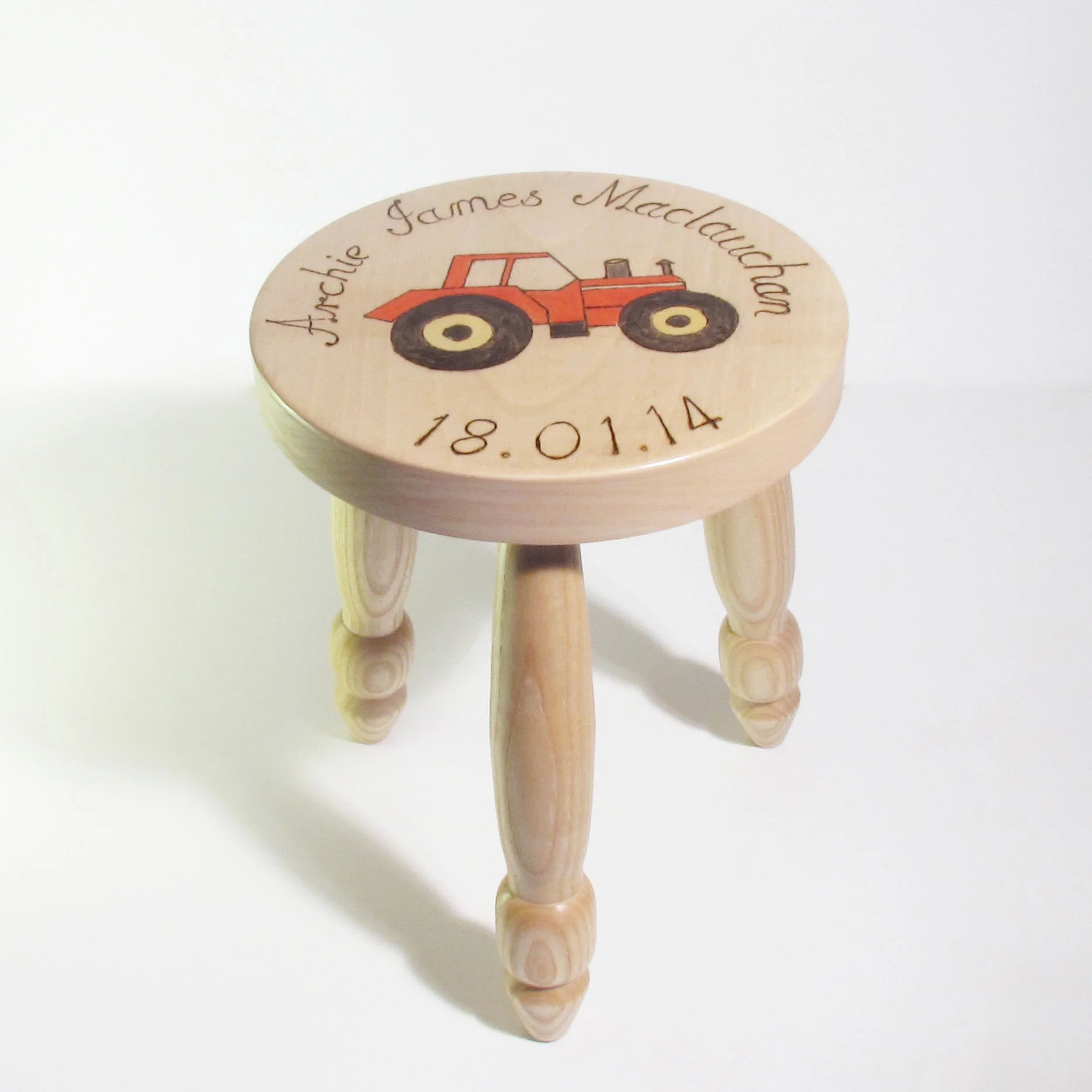 Handcrafted wooden Stool