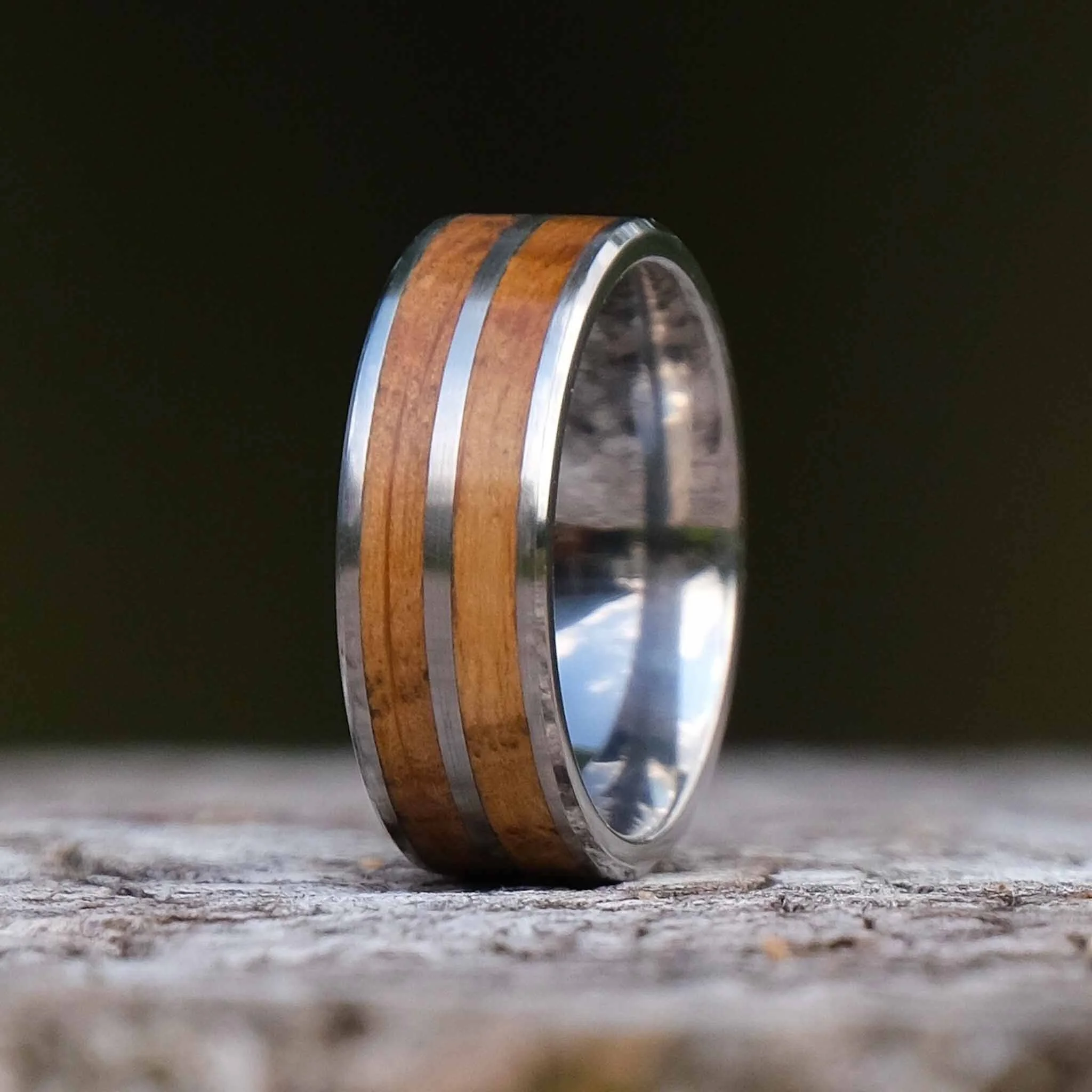 double band whisky Oak ring