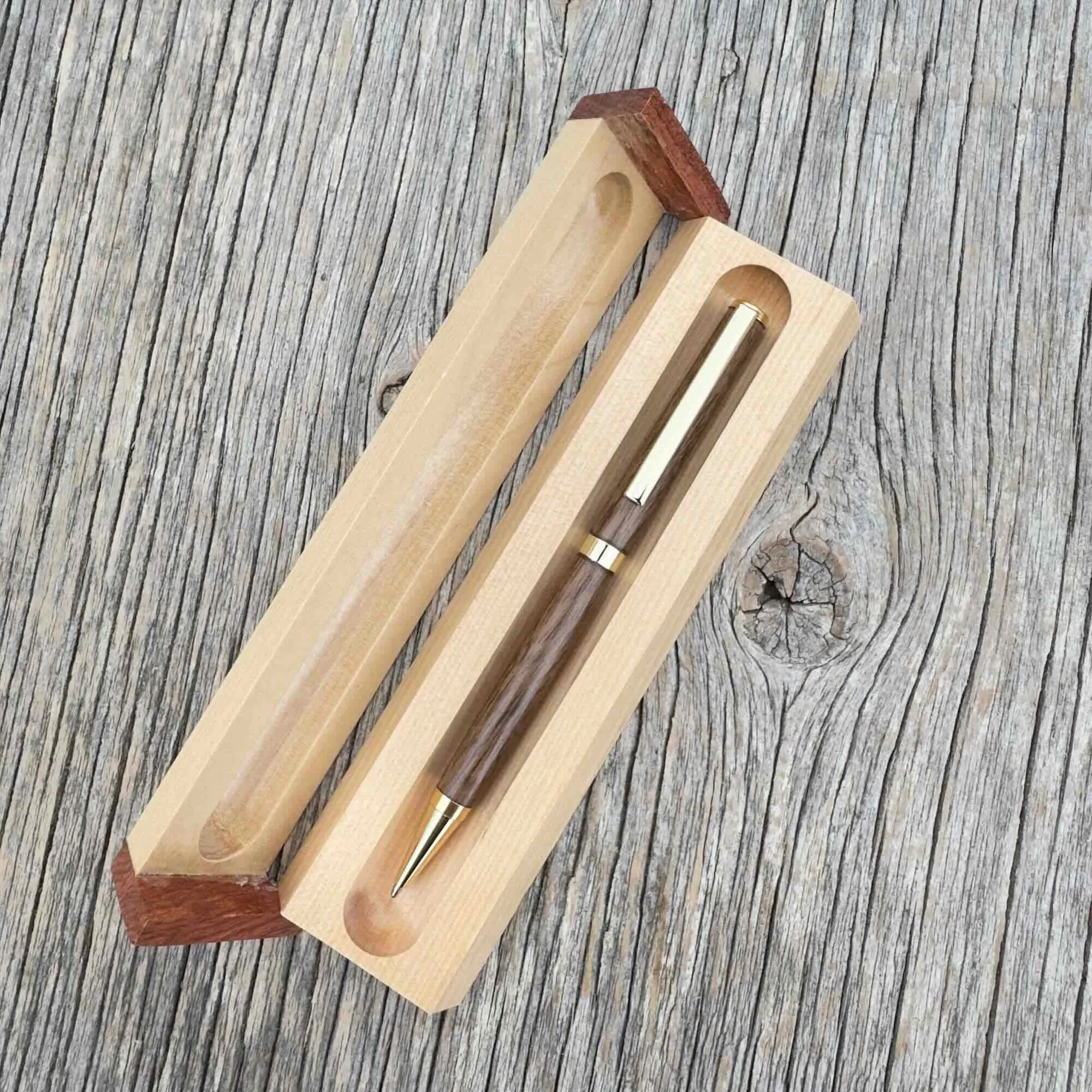 walnut tree wooden pen in box