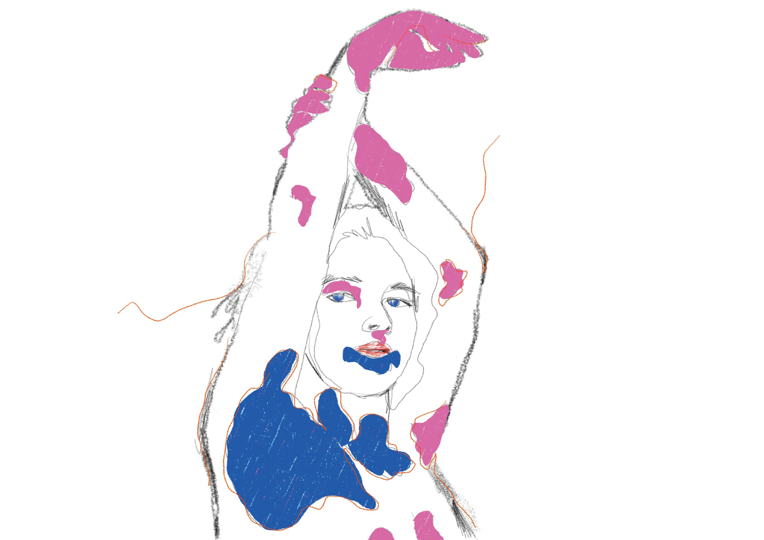 Vitiligo Portrait Art