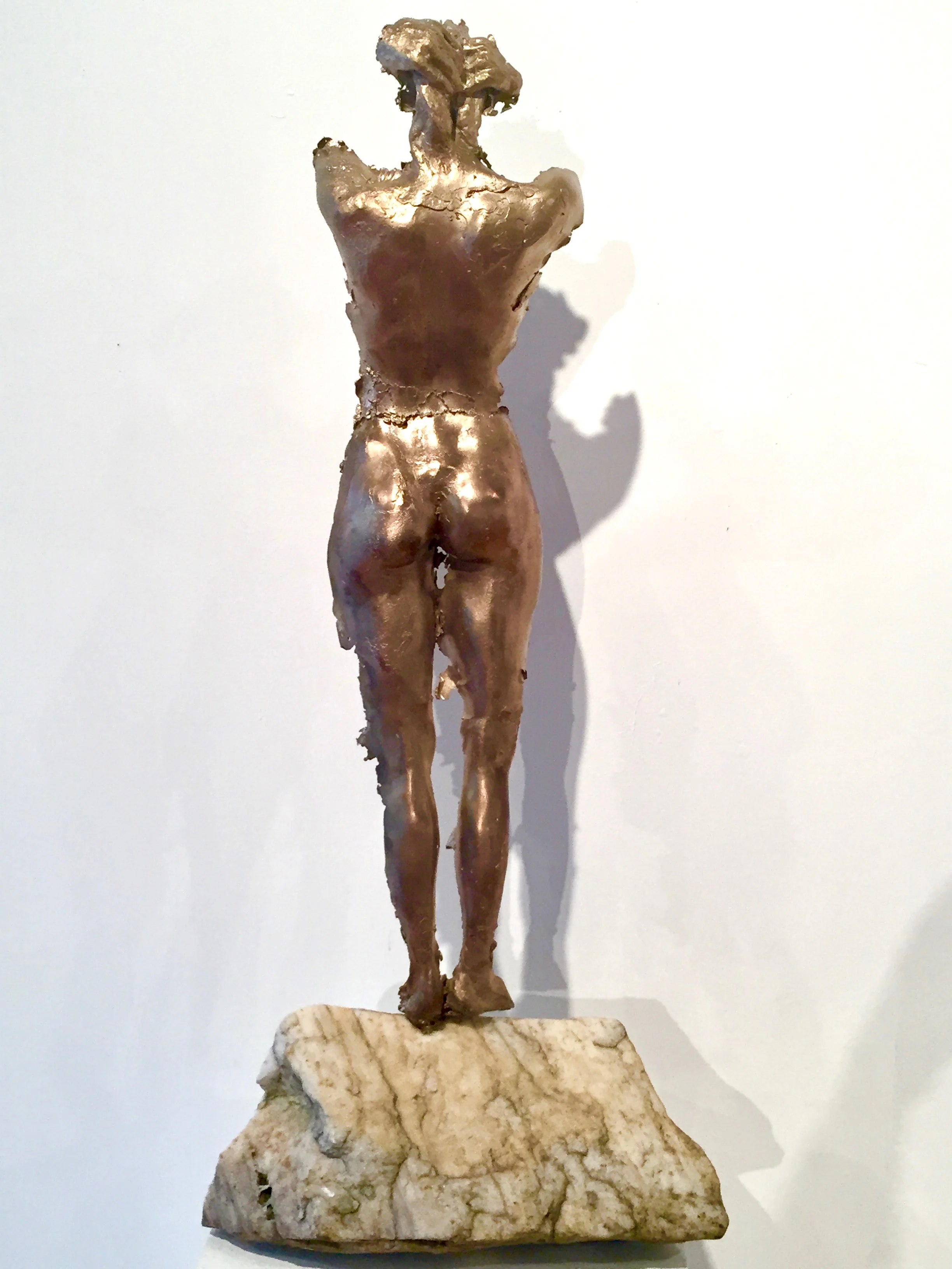 Cheri, 2017, bronze & marble