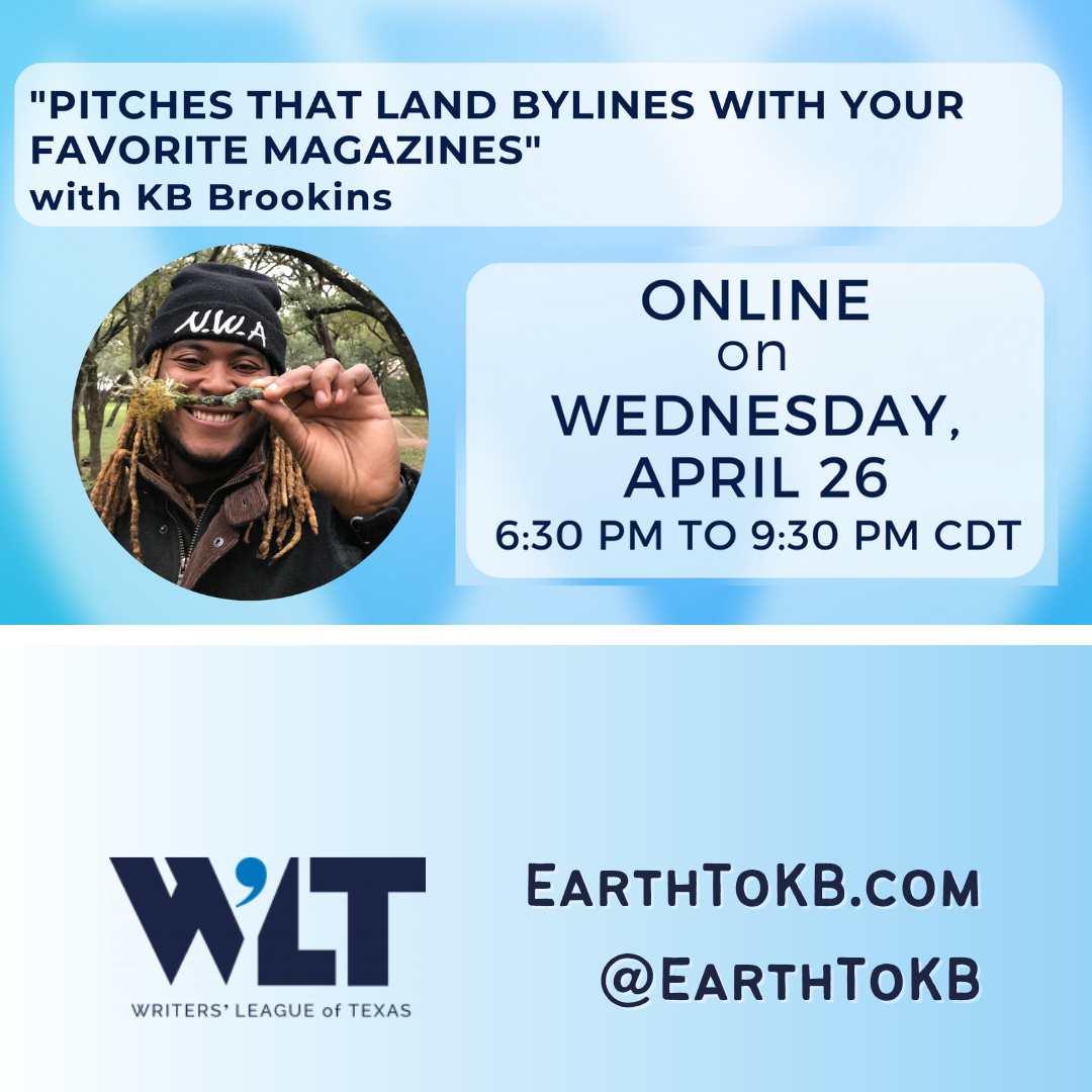 Workshop: “Pitches That Land Bylines with Your Favorite Magazines”