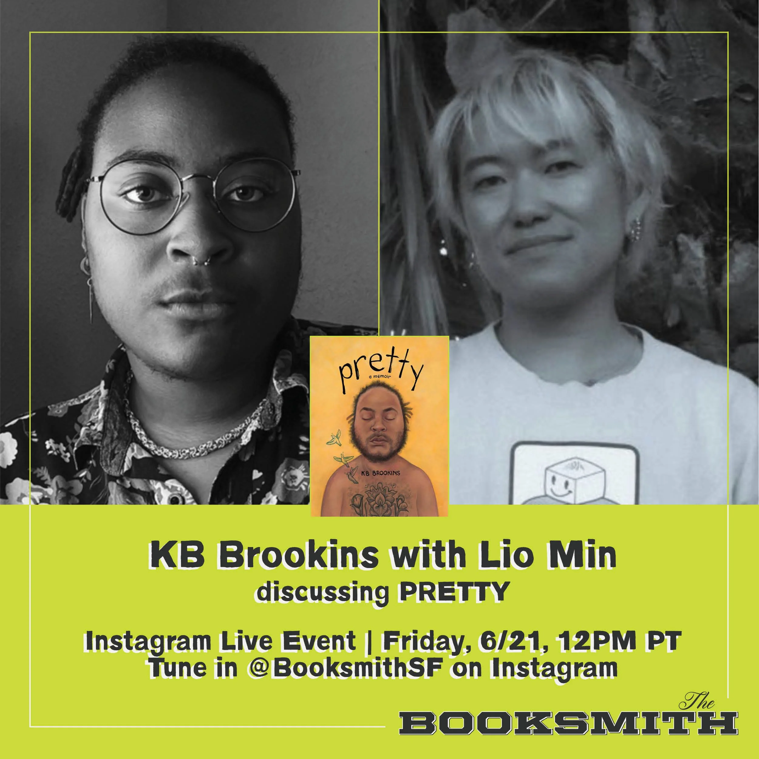 PRETTY with Booksmith SF &amp; Lio Min (virtual)!