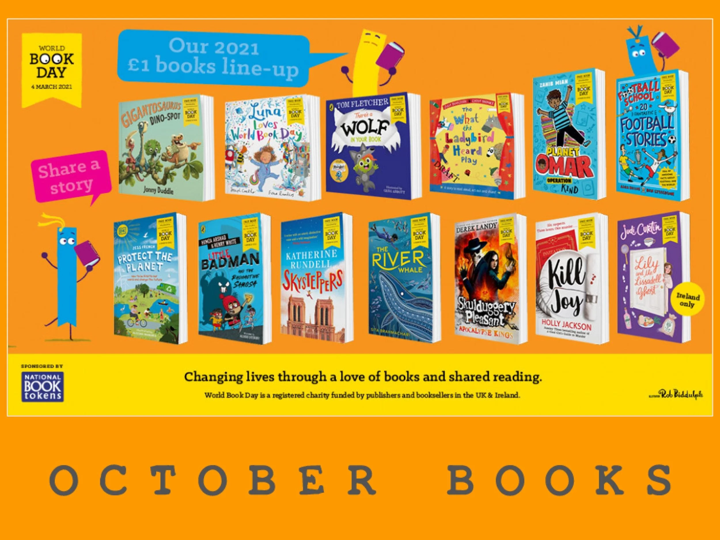 Happy World Book Day October Books