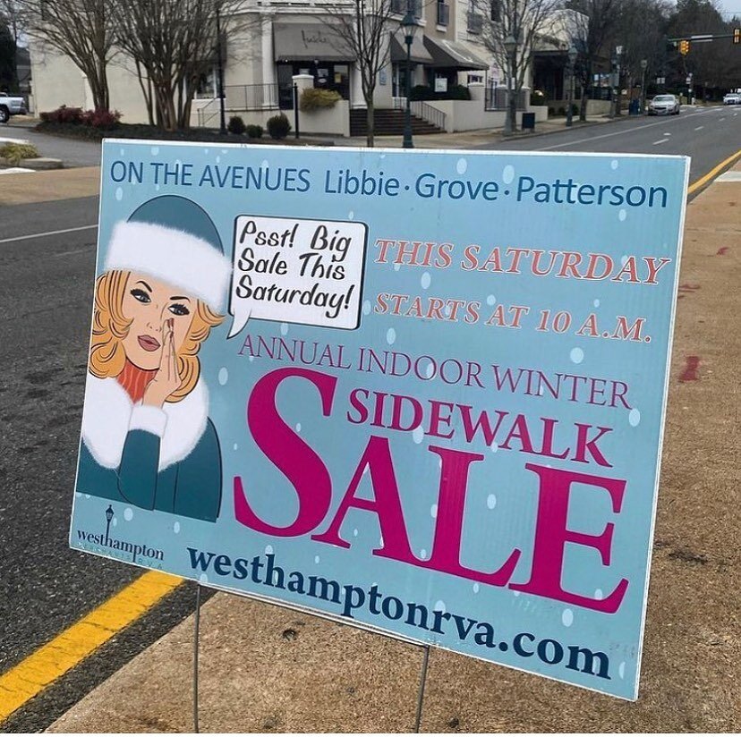70% off Holiday goodies in Style Post this Saturday for the @westhamptonrva Sidewalk Sale! Come check out all the deals and discounts at @shopsat5807 
.
#sidewalksale #shopsmall #holidaysale #sale #rva #shoprva