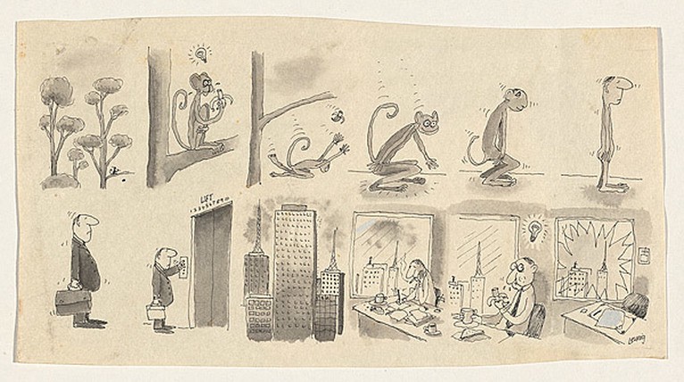 Leunig Human Evolution to Suicide