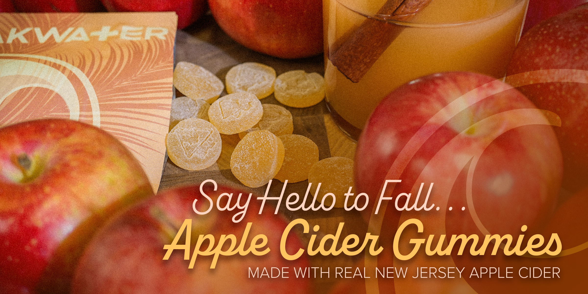 Say Hello to Fall...Apple Cider Gummies Made with Real New Jersey Apple Cider