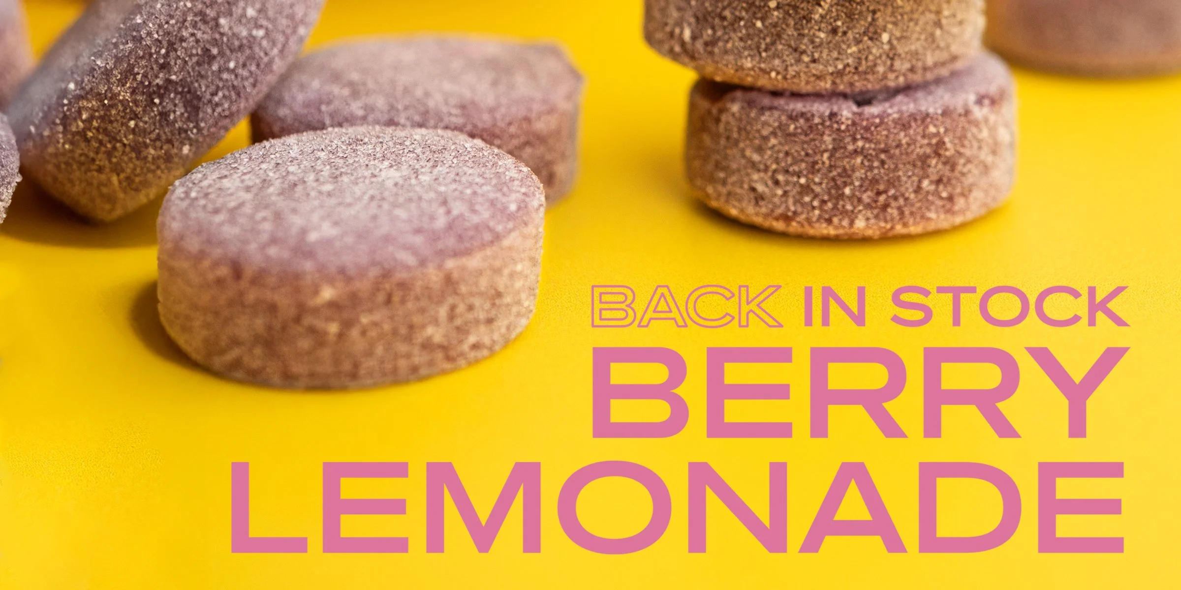 Berry Lemonade Gummies back in stock