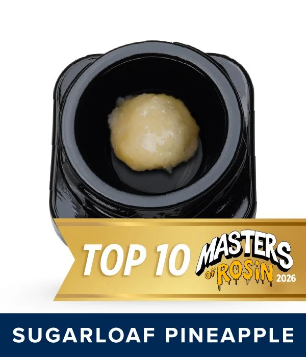 Sugarloaf Pineapple Live Hash Rosin. Link to blog post. Award-winning - top 10 at Masters of Rosin 2026.