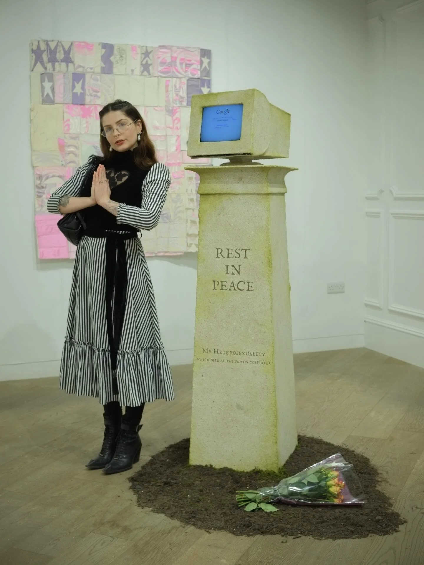 Thank you SO much to absolutely everyone who came out to the opening of INTERNET CAFE 💖 the show is now open Wednesday - Sunday until the 7th of March so please do come out and see! 📍No 1 Poultry, Bank, London. 

On a personal note - I feel extreme