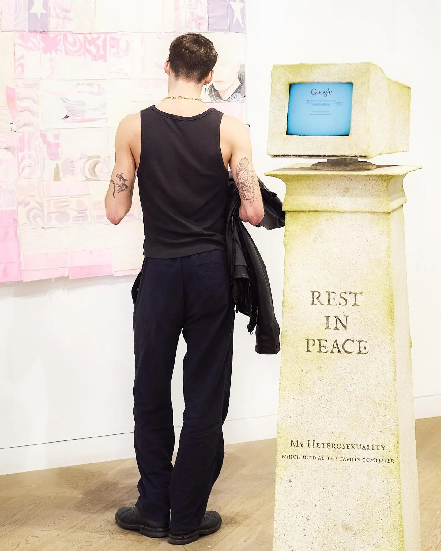 INTERNET CAFE is open Wednesday - Sunday, from 12-6pm until March 7th ⏳ Don&rsquo;t miss it! 📍 No. 1 Poultry, by Bank Station, London. 

Thank you so much to @studio_adamson &amp; @carlozambon for these incredible install and opening night shots!