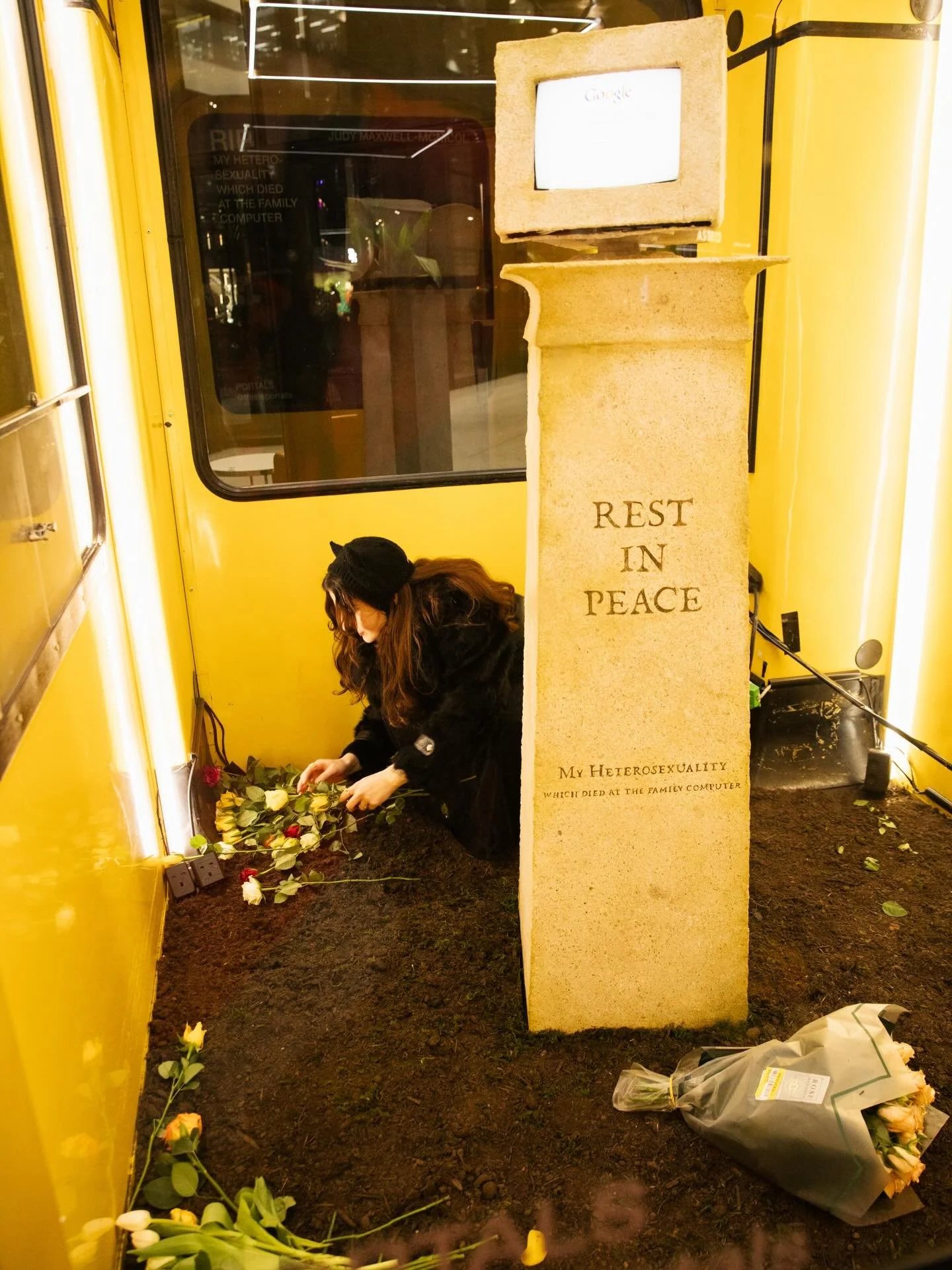 I am truly moved and overwhelmed by the response to my debut public sculpture and solo presentation of my work &ldquo;RIP My Heterosexuality Which Died At The Family Computer&rdquo; curated by the wonderful @james.in.culture and hosted by @thisisport