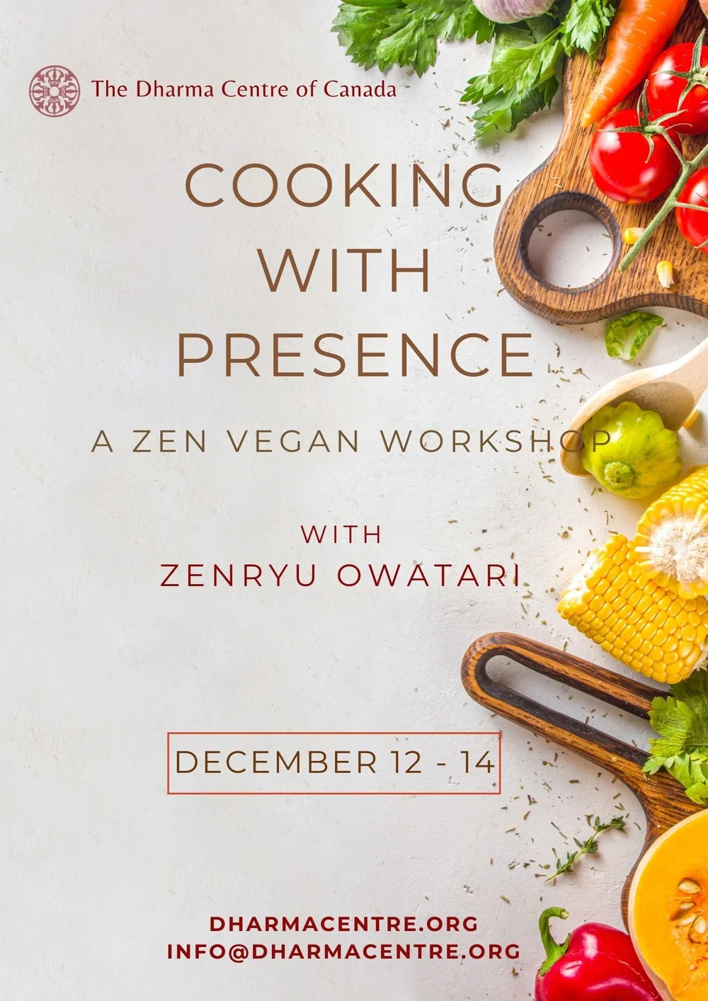 “Cooking with Presence: A Zen Vegan Workshop” Zenryu Owatari — The ...