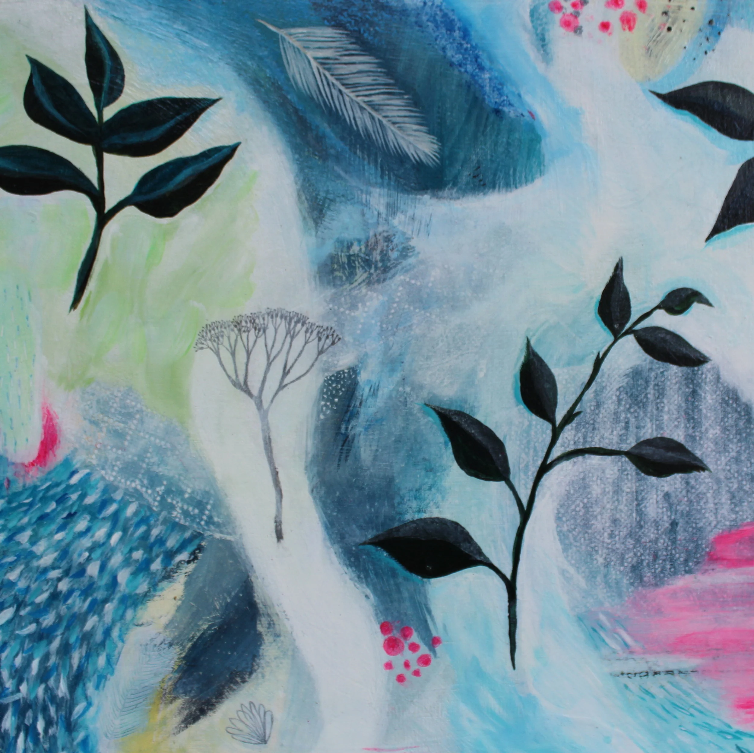 Gathering - 30 x 30cm