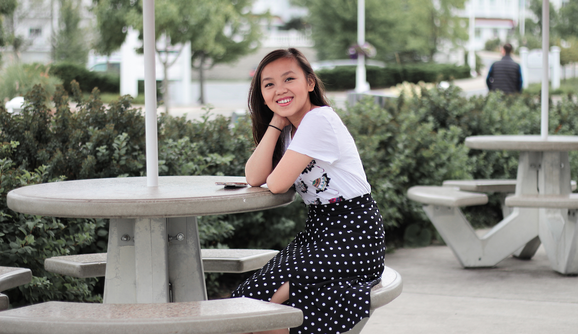 polka dot skirt 03 outfit idea - sincerely mainou.jpeg