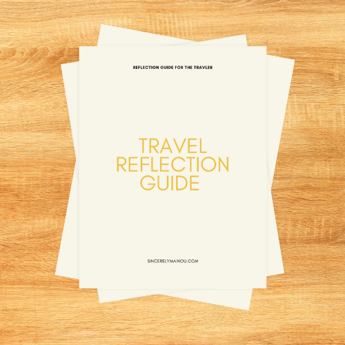 Travel Reflection Guide