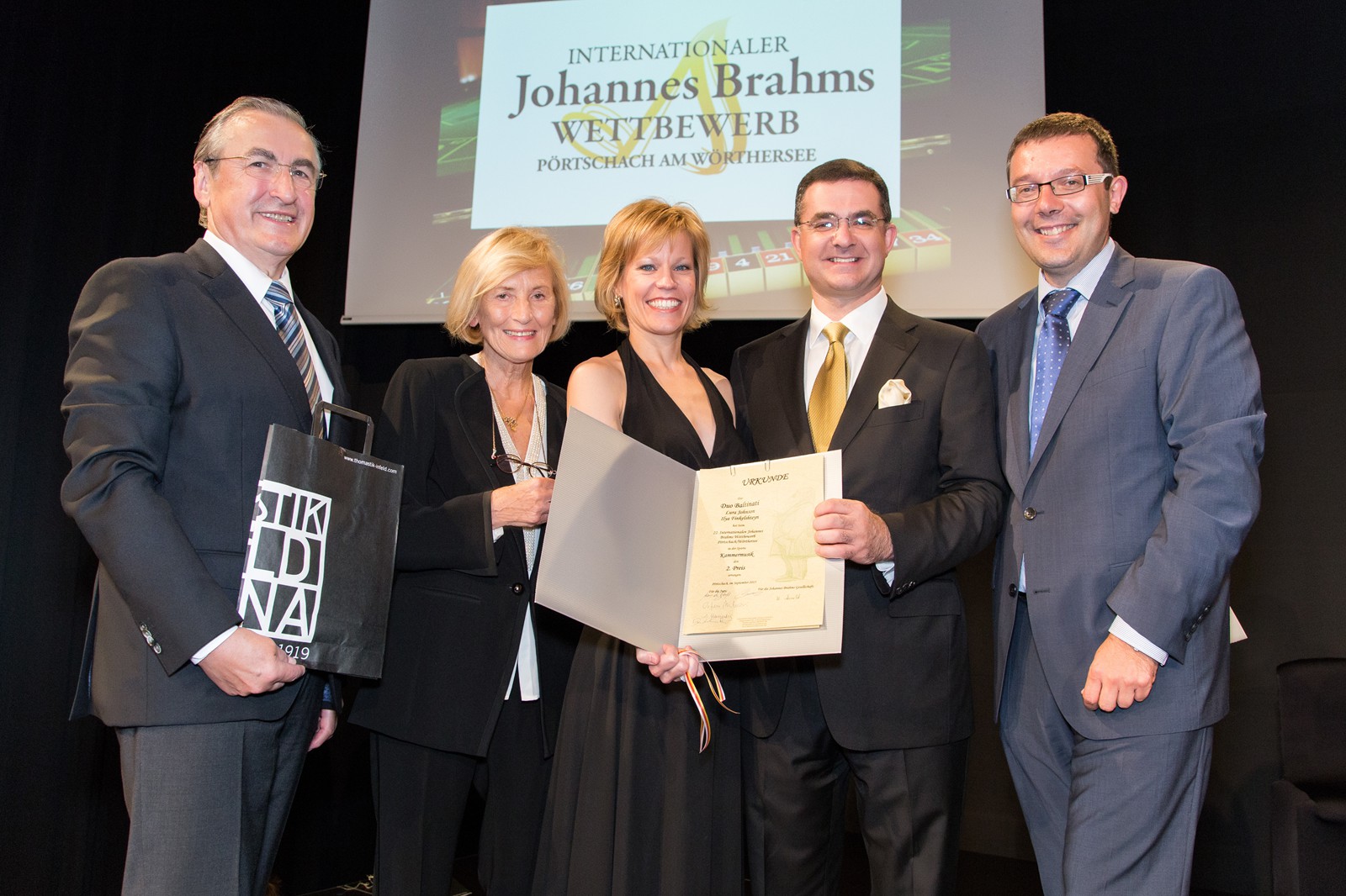 Duo Baltinati takes Second Prize in International Brahms Competition, Chamber Music Division