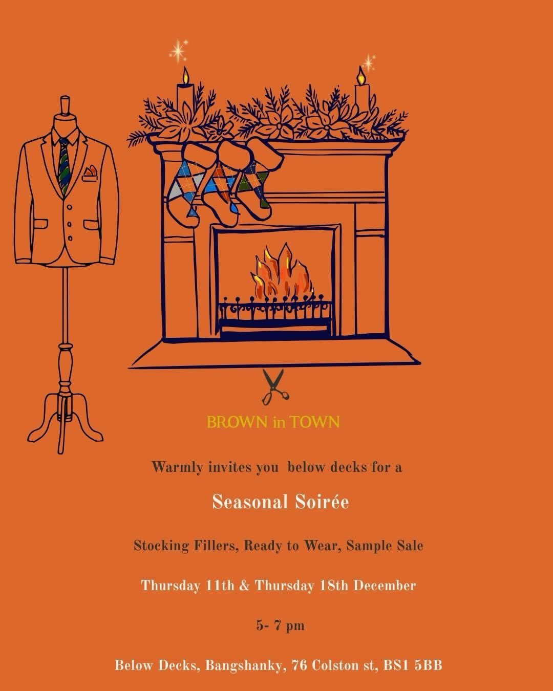 Late Night Christmas Shopping is returning to @christmassteps_aq in the run-up to the festive season&hellip; and Brown in Town are preparing the studio for a little seasonal soir&eacute;e.

We warmly invite you below decks on Thursday 11th &amp; Thur