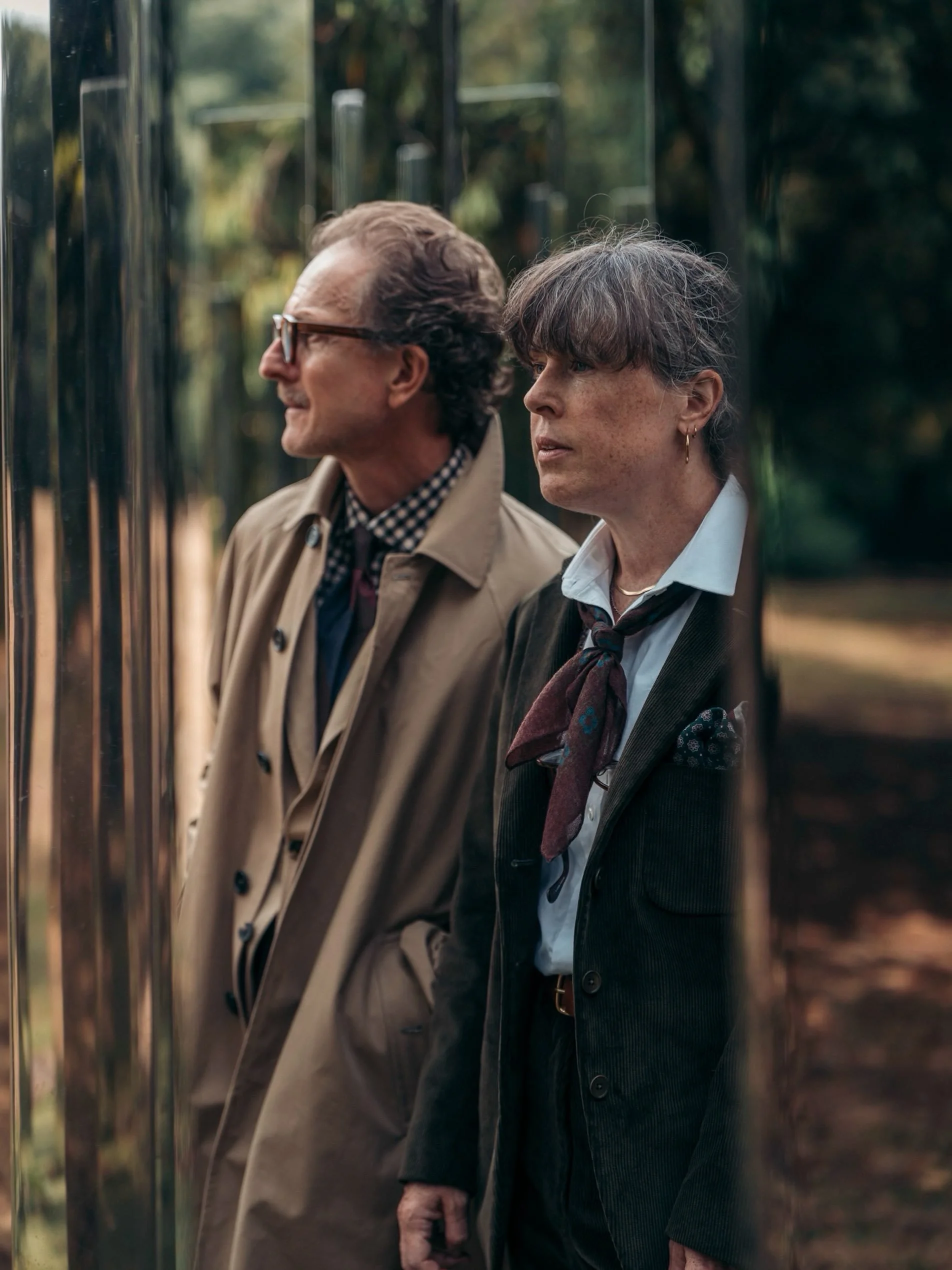 Autumnally Yours.

The Raglan Raincoat in compact cotton and the Darby Suit in cotton corduroy.

Our Raglan Raincoat is designed to fit easily over your favourite Jacket or Suit, recalling an era of elegance when a little more drape was neither sniff