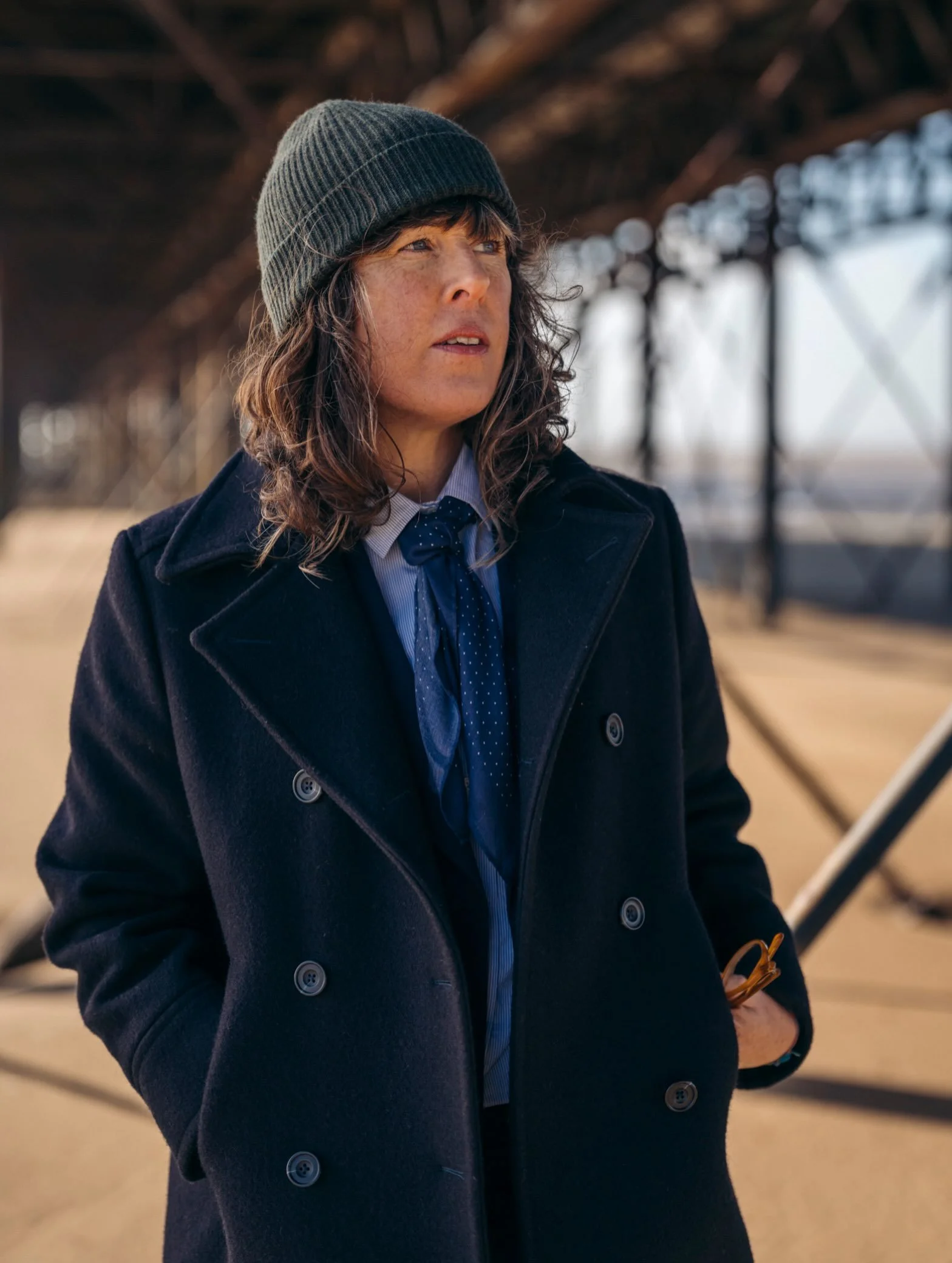 To Peacoat. 

Or not, as the case may be..

With it&rsquo;s classic silhouette, hand warmer pockets and Naval references there&rsquo;s not much to change from the original. 

Unless you&rsquo;d prefer a heavier, boardier cloth such as melton cloth in