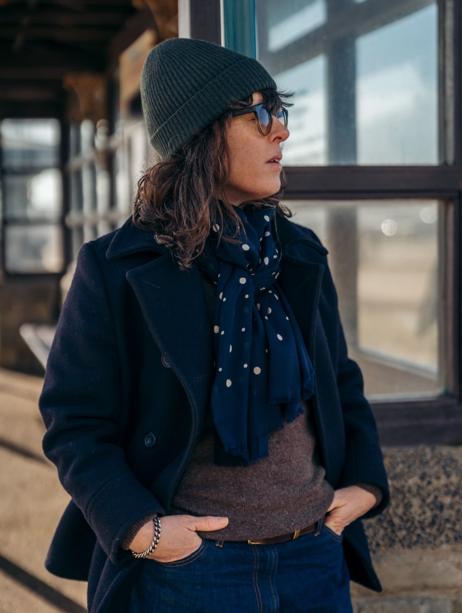 Full Monty

If you are wondering what to wear with your Peacoat this season then might we point you in the direction of our Geelong knitwear range available in all styles from crew necks to cardigans, gilets to rollnecks and paired here with our cust