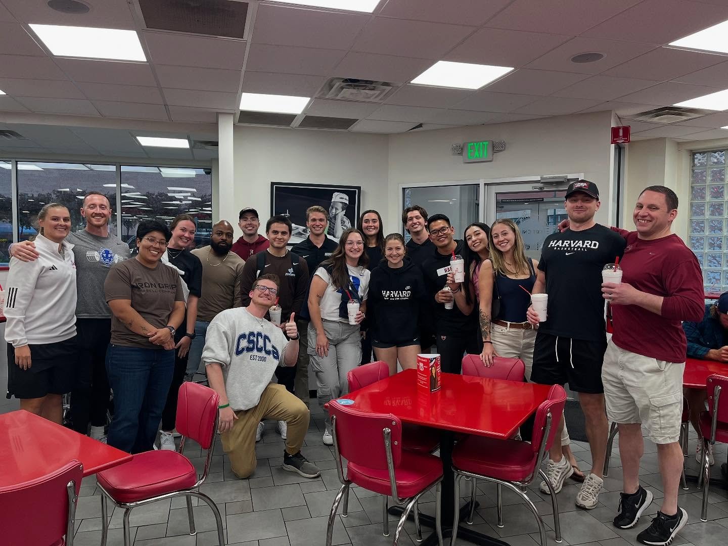 Duke Sports Performance 🤝 Harvard Strength &amp; Conditioning 
&bull; 
Catching up with our friends from @theironcrimson at the @csccaofficial National Conference! 💪🤓

#goduke #bluedevils #harvard #sportsperformance #strengthandconditioning #cscca