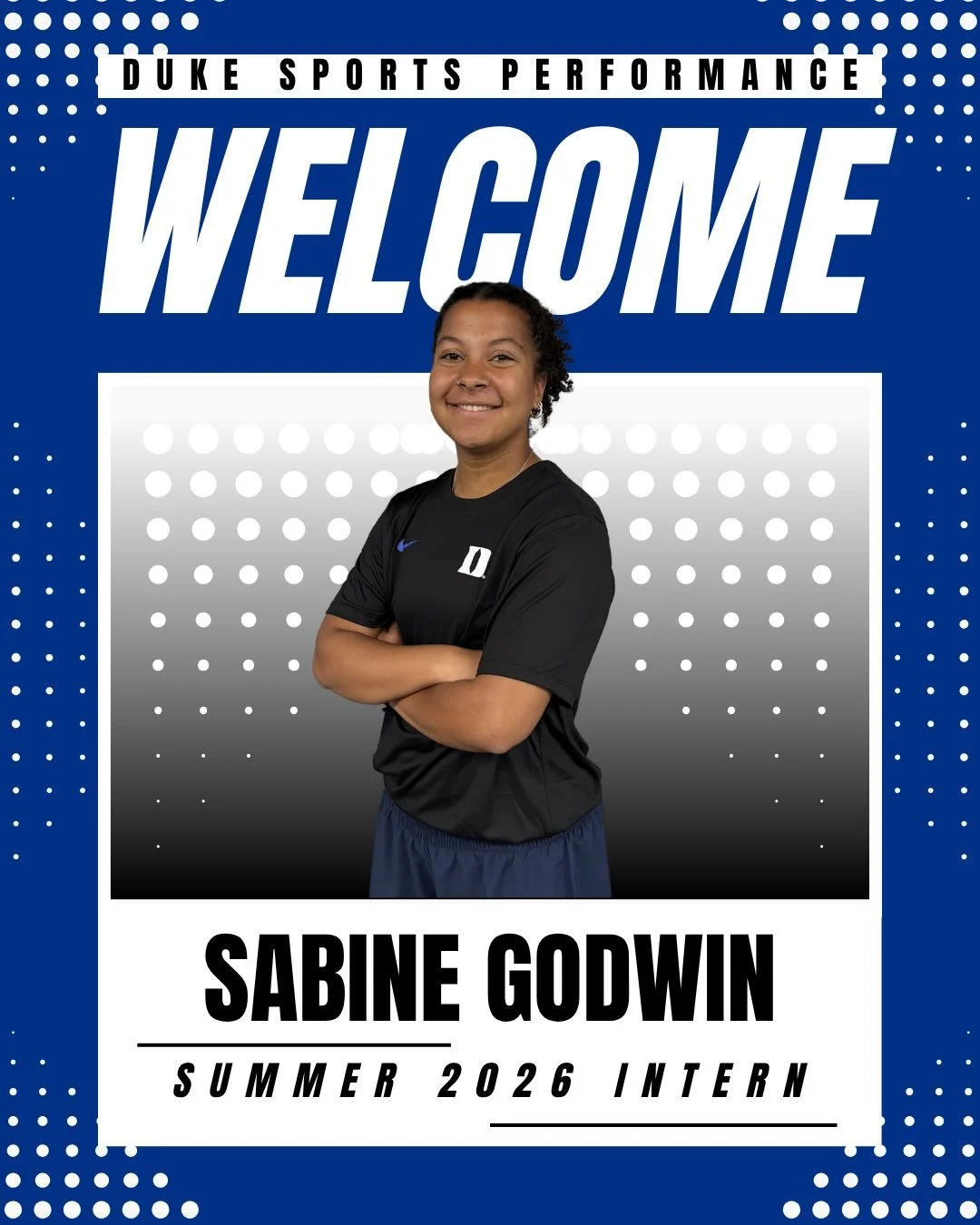 Another friendly face joining us this summer! Welcome, Sabine! 🤗

She just wrapped up her lacrosse season at the University of Vermont &amp; we&rsquo;re fired up that she chose to spend her summer with us! ☀️

#goduke #bluedevils #sportsperformance 