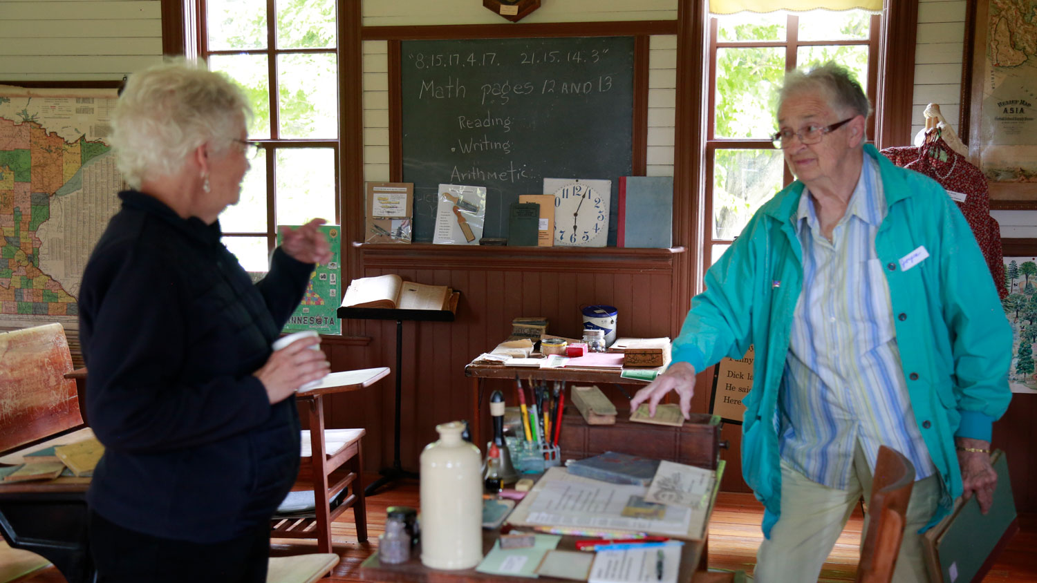 Private tour in the One Room Schoolhouse in Pioneer Village