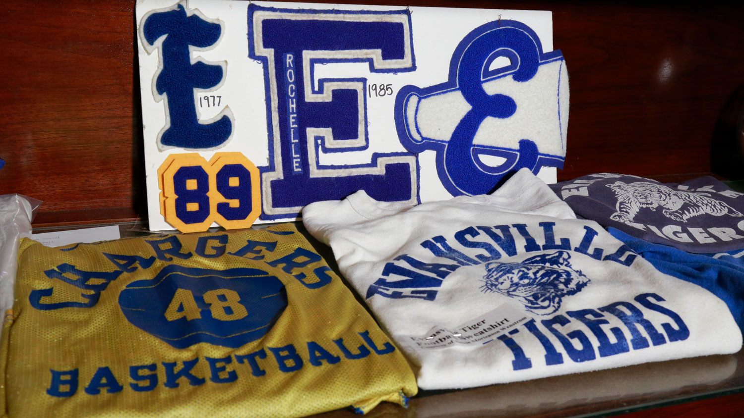 Memorabilia from Evansville High School