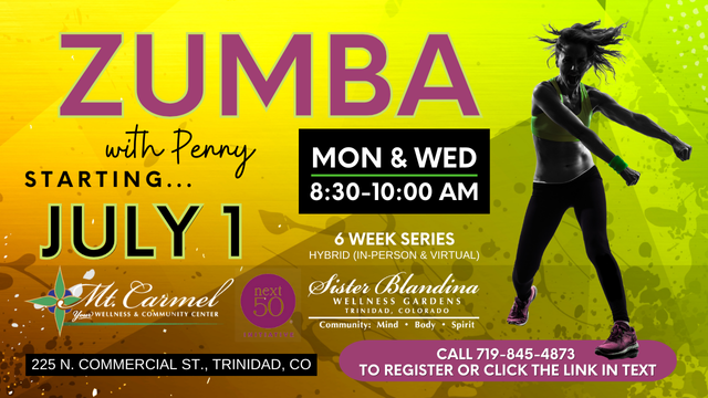 ZUMBA with Penny — Mt. Carmel Wellness and Community Center