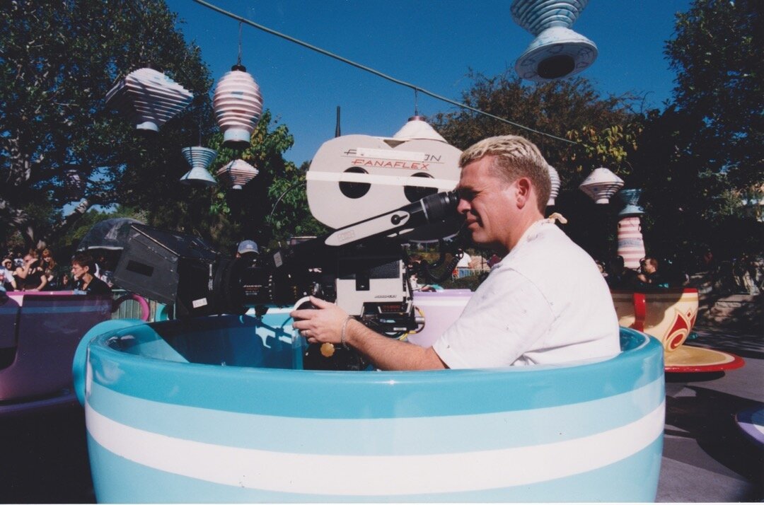 Throwback Thursday.  Operating a camera can be strange in some situations.  The Disneyland &ldquo;Teacups&rdquo; were a challenge as I had to whip pan while flying around and land the camera onto our talent. After 1/2 hour of this nonsense my stomach