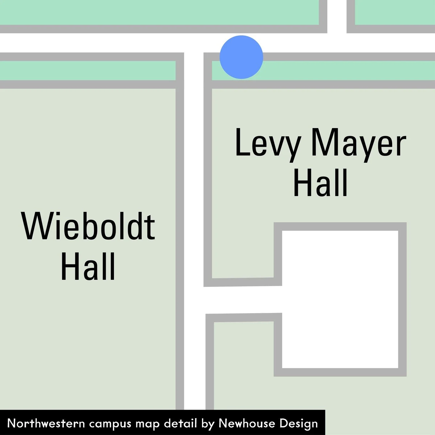 Northwestern Universary campus map detail.

#newhousedesign #newhousemaps #northwesternuniversity #campusmap #mapdesign #mapdesigner