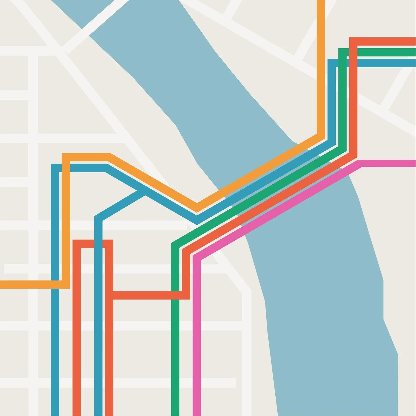 City map, transit detail. 

#citymap #mapdesign #newhousedesign