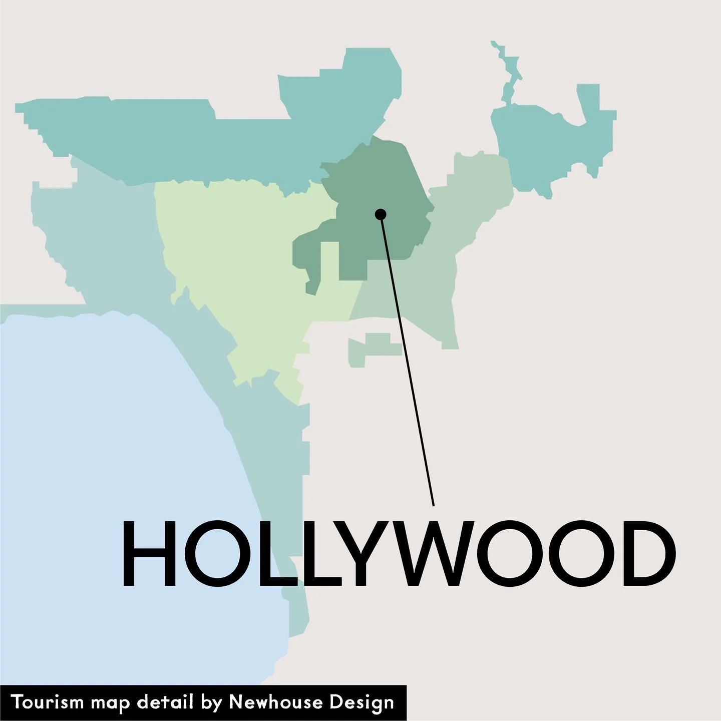 Los Angeles Tourism map detail 

#newhousedesign #newhousemaps #mapdesign #losangeles #tourism #hollywood #tourismmaps