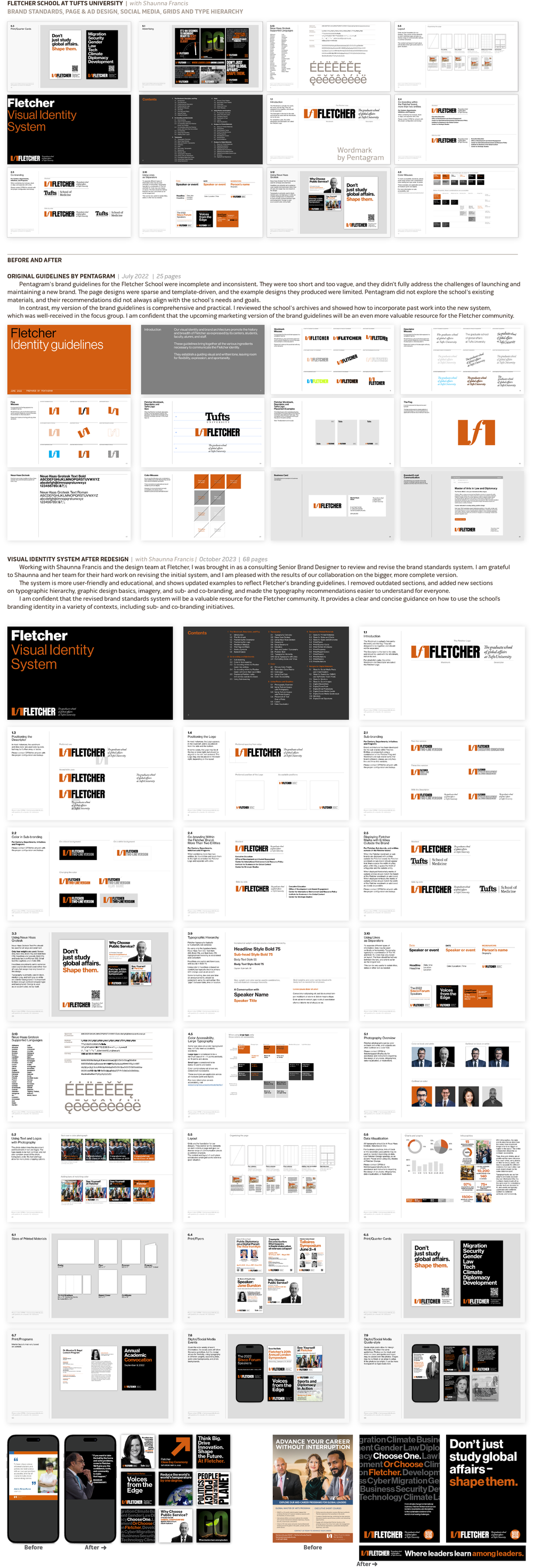 Fletcher School rebranding — Bespoke Maps and Plans