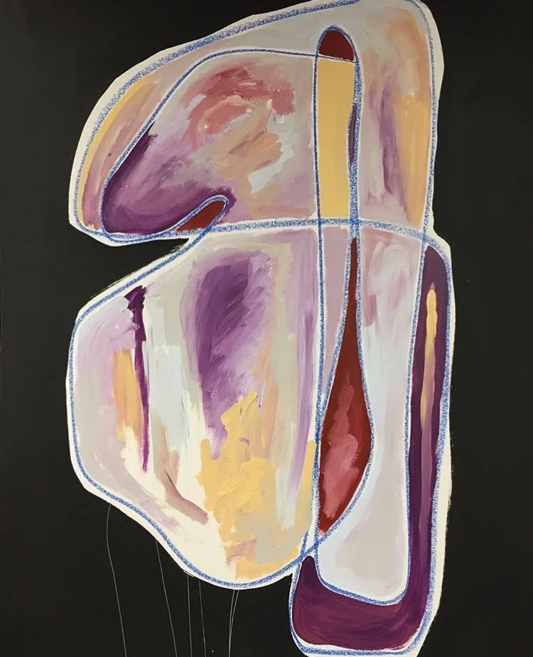 Form 32” by 40” Acrylic and Chalk on Paper $500