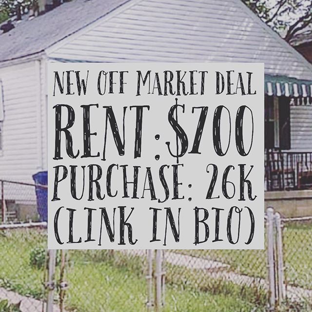 Nice cashflowing Columbus rental, good family pays $700 per month in rent. Purchase price is 26k. For more info click the link to the property website in our bio. #cbus #realestateinvestor #cashflow #caprate #investmentproperty #investment #columbus 